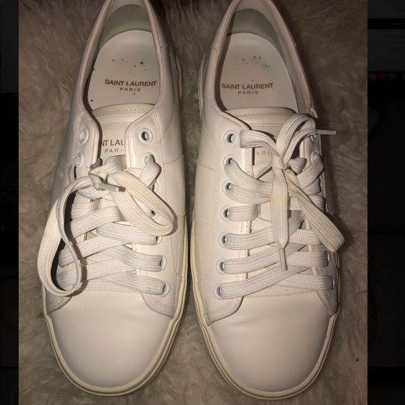 Saint Laurent white platform sneakers - Picture 3 of 5
